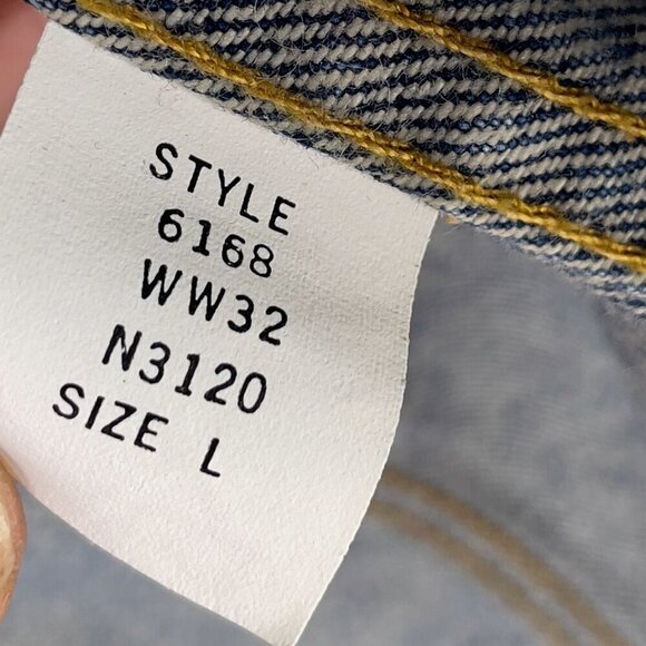 EVAN PICONE Denim Jeans Medium Wash Jacket Size L - Picture 5 of 7